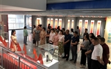 經(jīng)濟(jì)管理系黨總支開展參觀“紅色文化藝術(shù)館”，獻(xiàn)禮建黨100周年活動